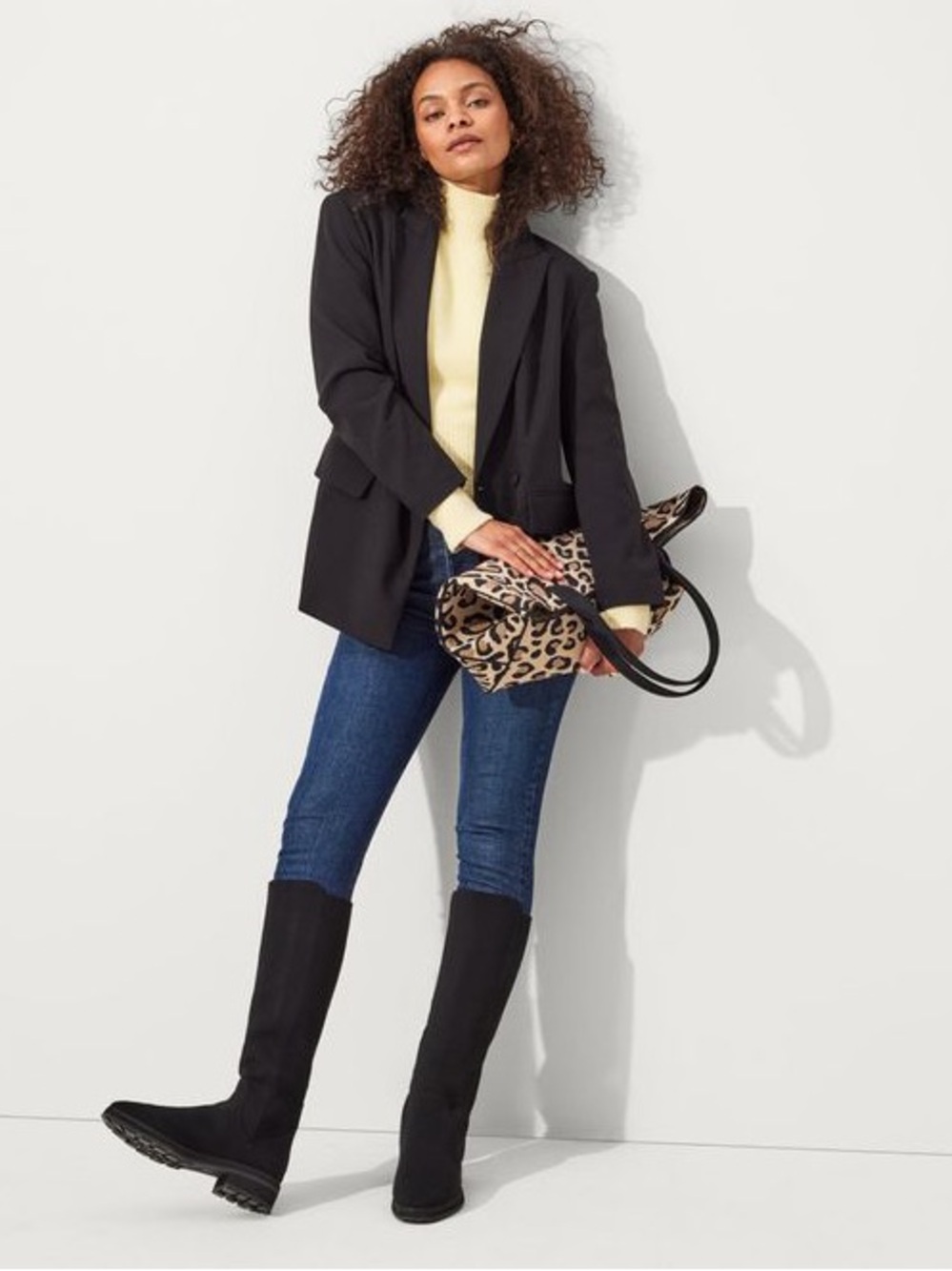 Rothy's Black Over-the-Knee Knit Riding Boots